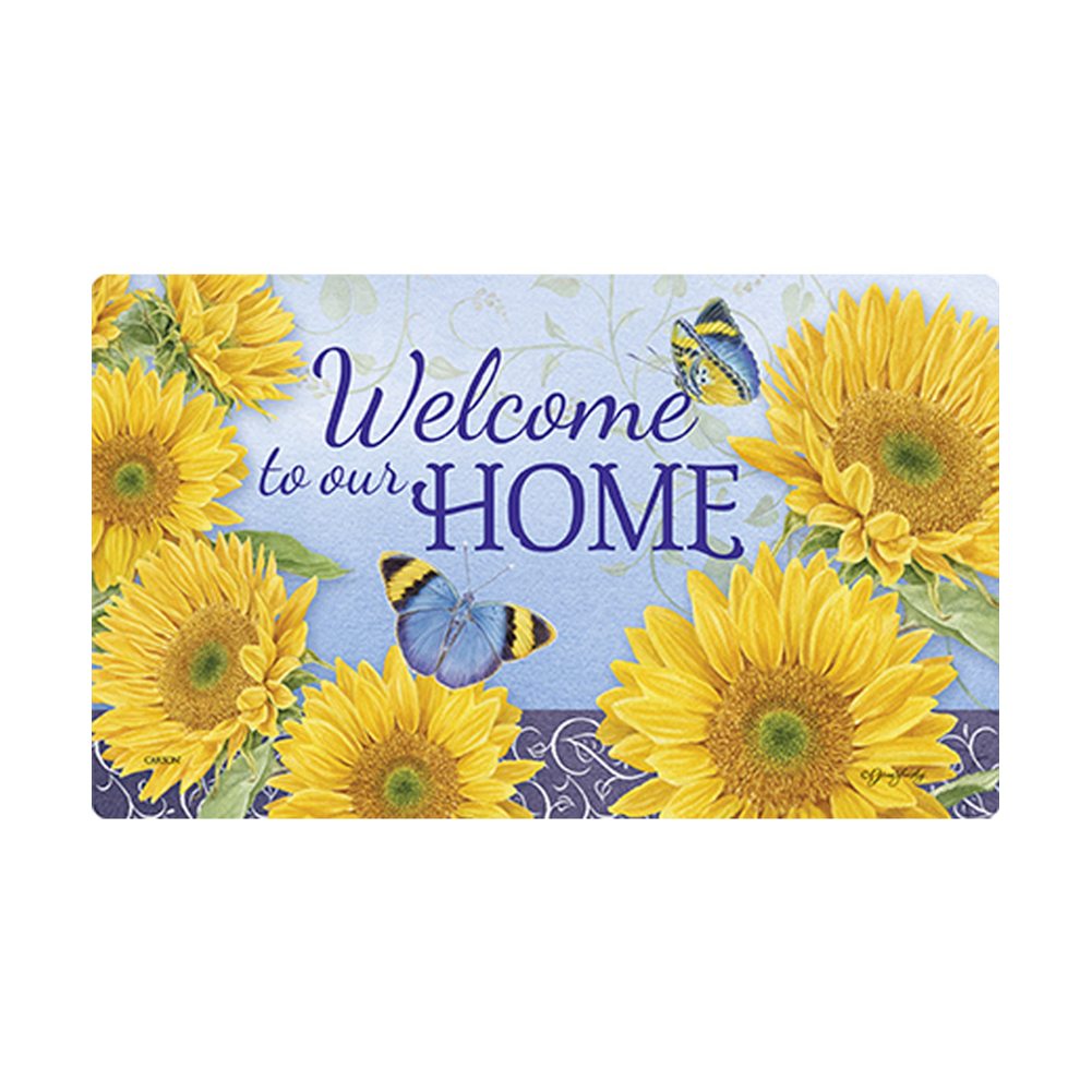 Sweet Sunflowers Welcome Doormat