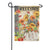 Pumpkin Floral Welcome Double Sided Garden Flag
