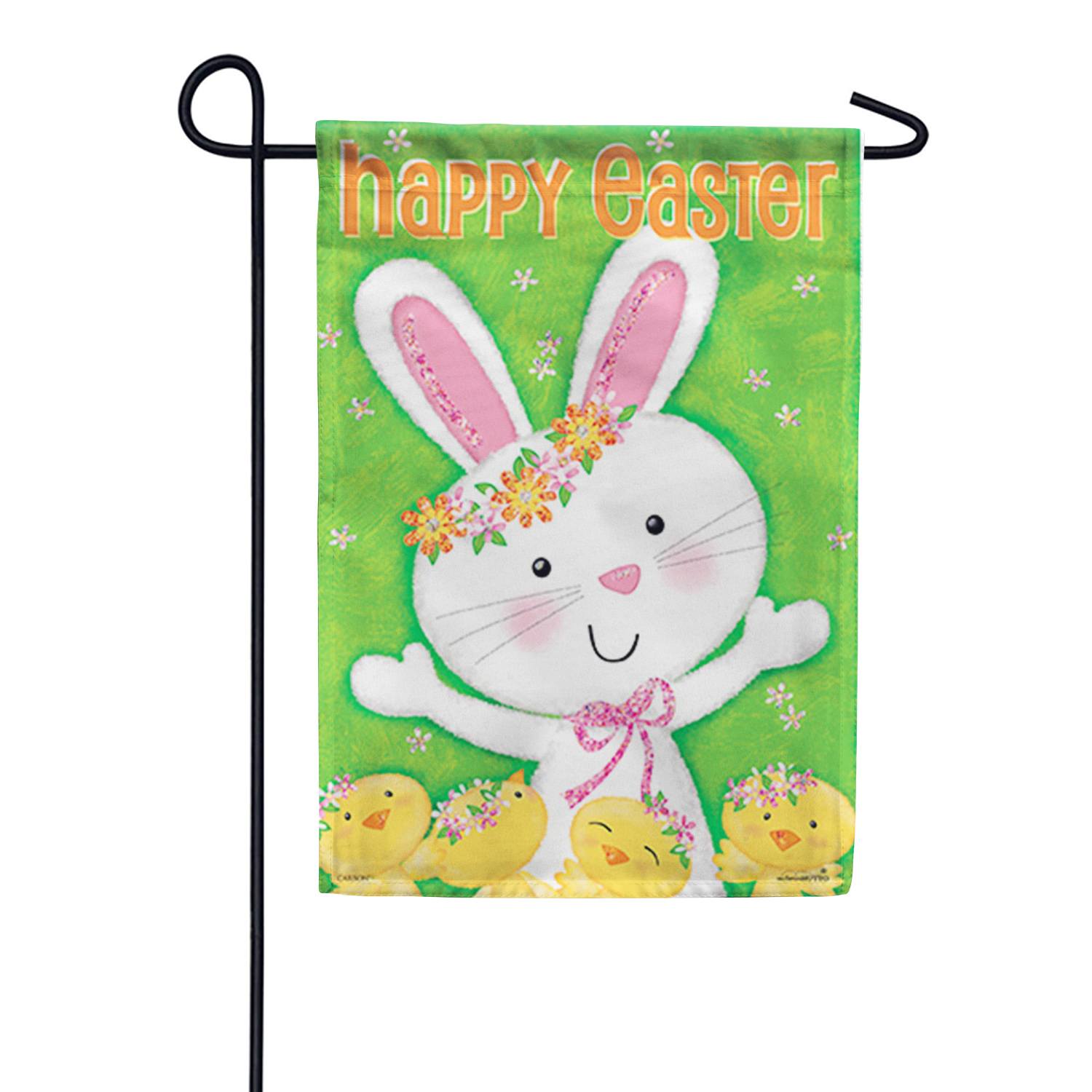 Easter Cuties Glitter Trends Garden Flag