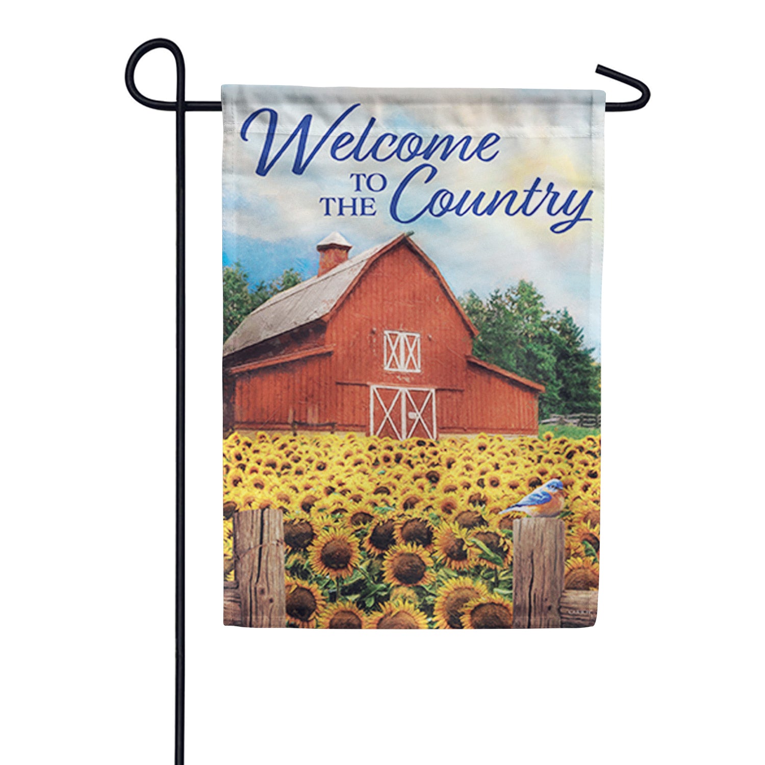 Carson Welcome to The Country Garden Flag