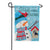 Winter Snowman Double Applique Garden Flag