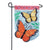 Butterflies Double Applique Garden Flag