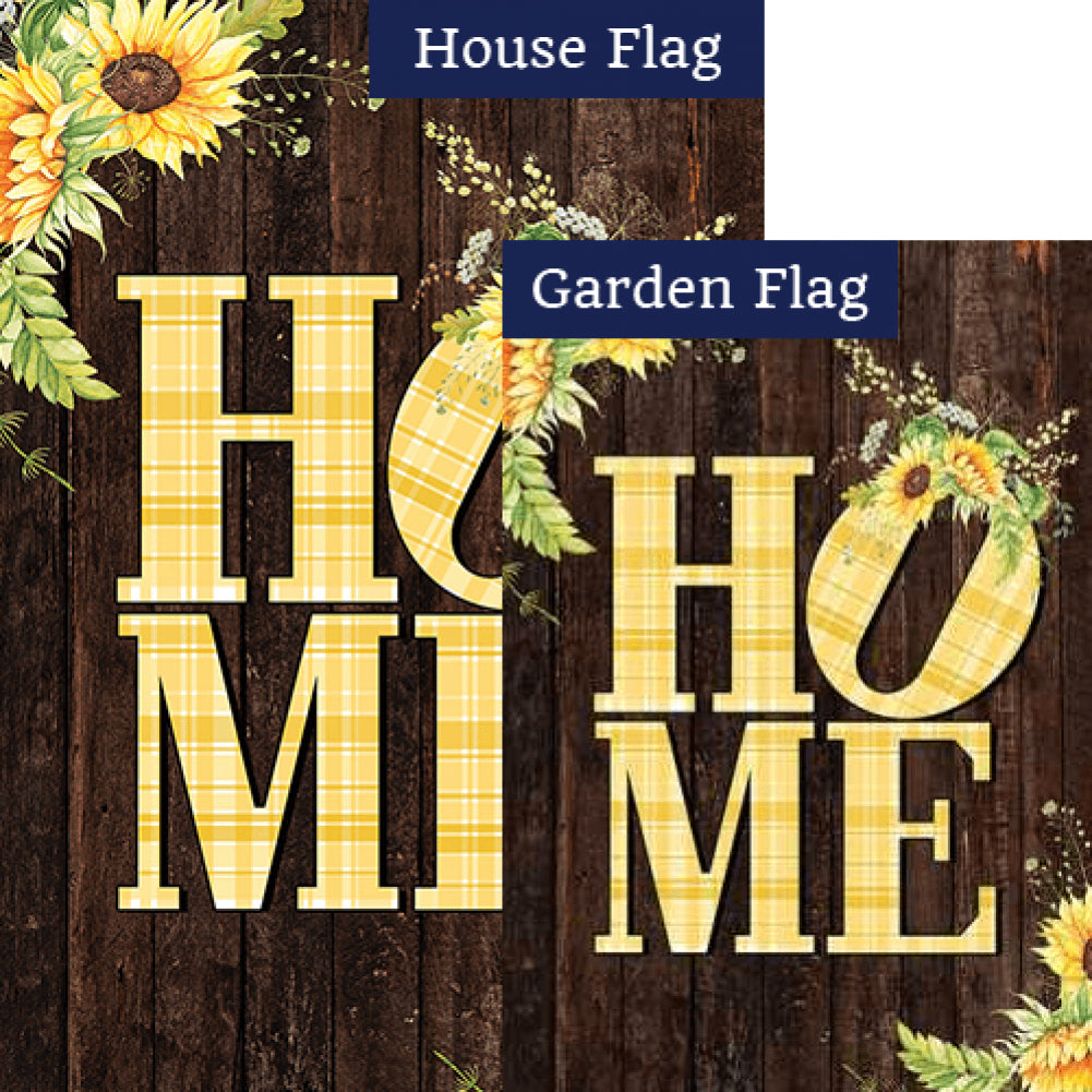 Sunflower Home Double Sided Flags Set (2 Pieces)