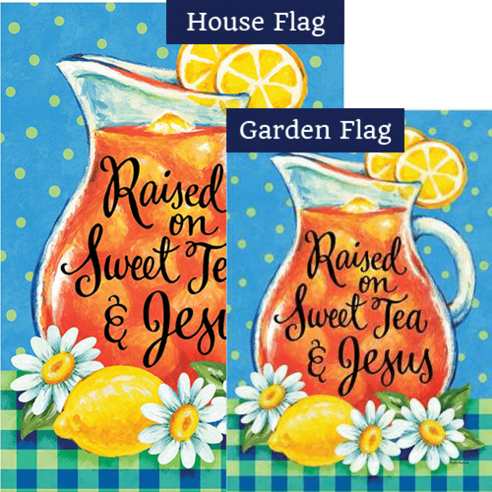 Sweet Tea and Jesus Flags Set (2 Pieces)
