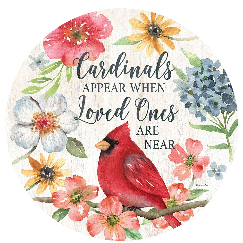 Custom Decor Cardinals Appear Accent Magnet