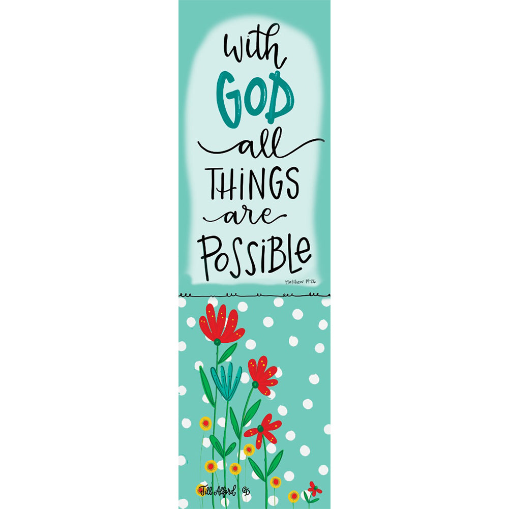 With God Plant Expressions Magnet