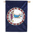 Virginia State Appliqued House Flag