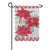 Holiday Poinsettia Satin Garden Flag