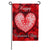 All You Need is Love Textured Suede House Flag