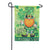 St. Patrick's Day Gnome Suede Double Sided Garden Flag