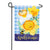 Daffodils & Bees Applique Garden Flag