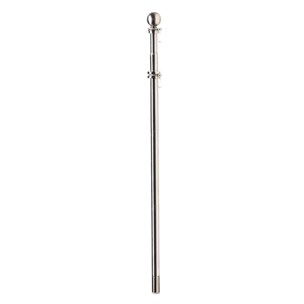 Extendable House Flag Pole - Silver