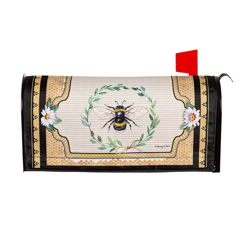 Humble Bee Mailbox Cover