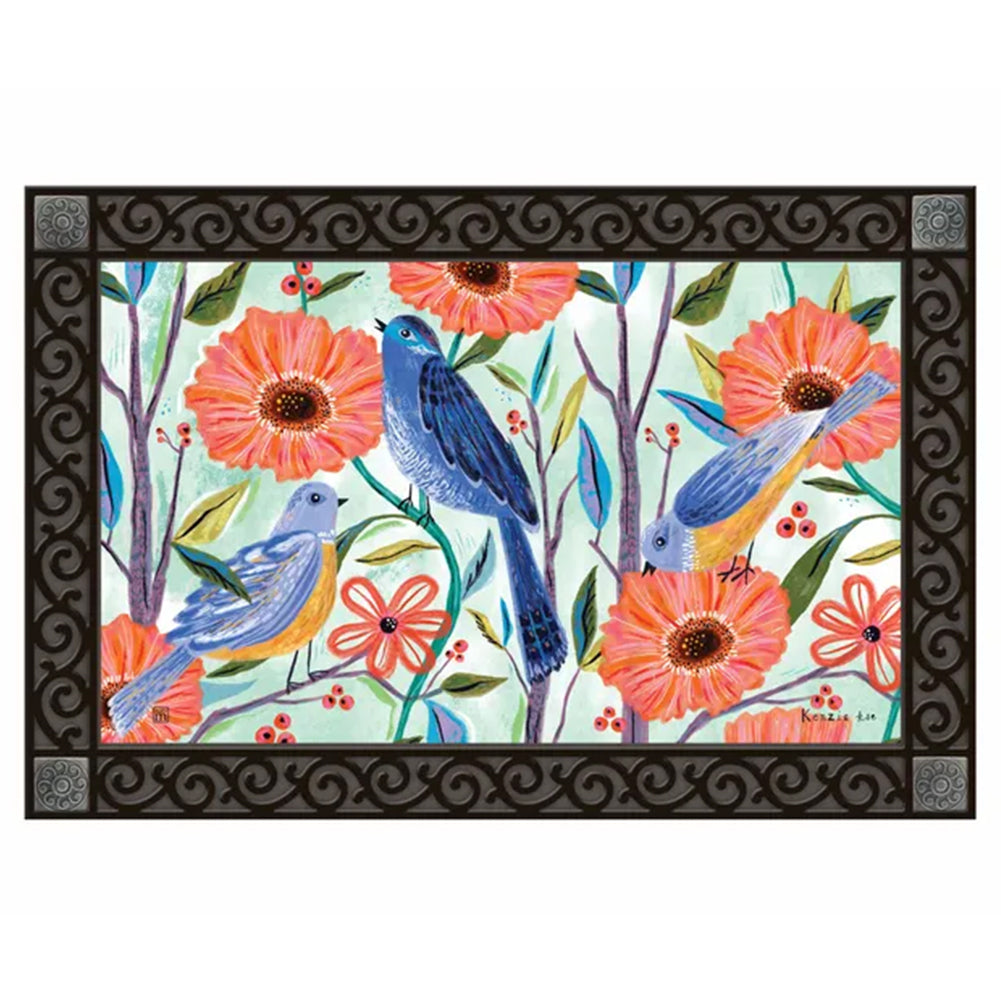 Magnet Works Bluebirds and Blossoms MatMate