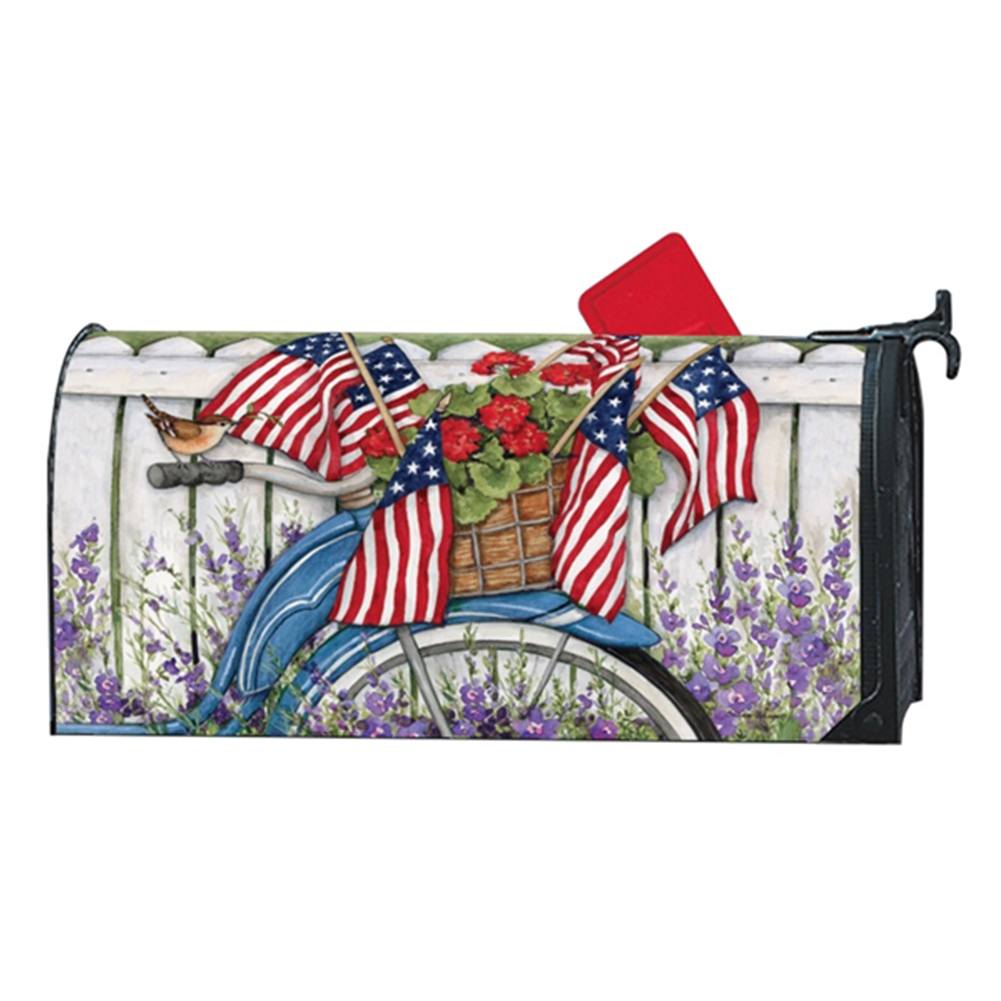Red, White, and Blue Bike Mailwrap