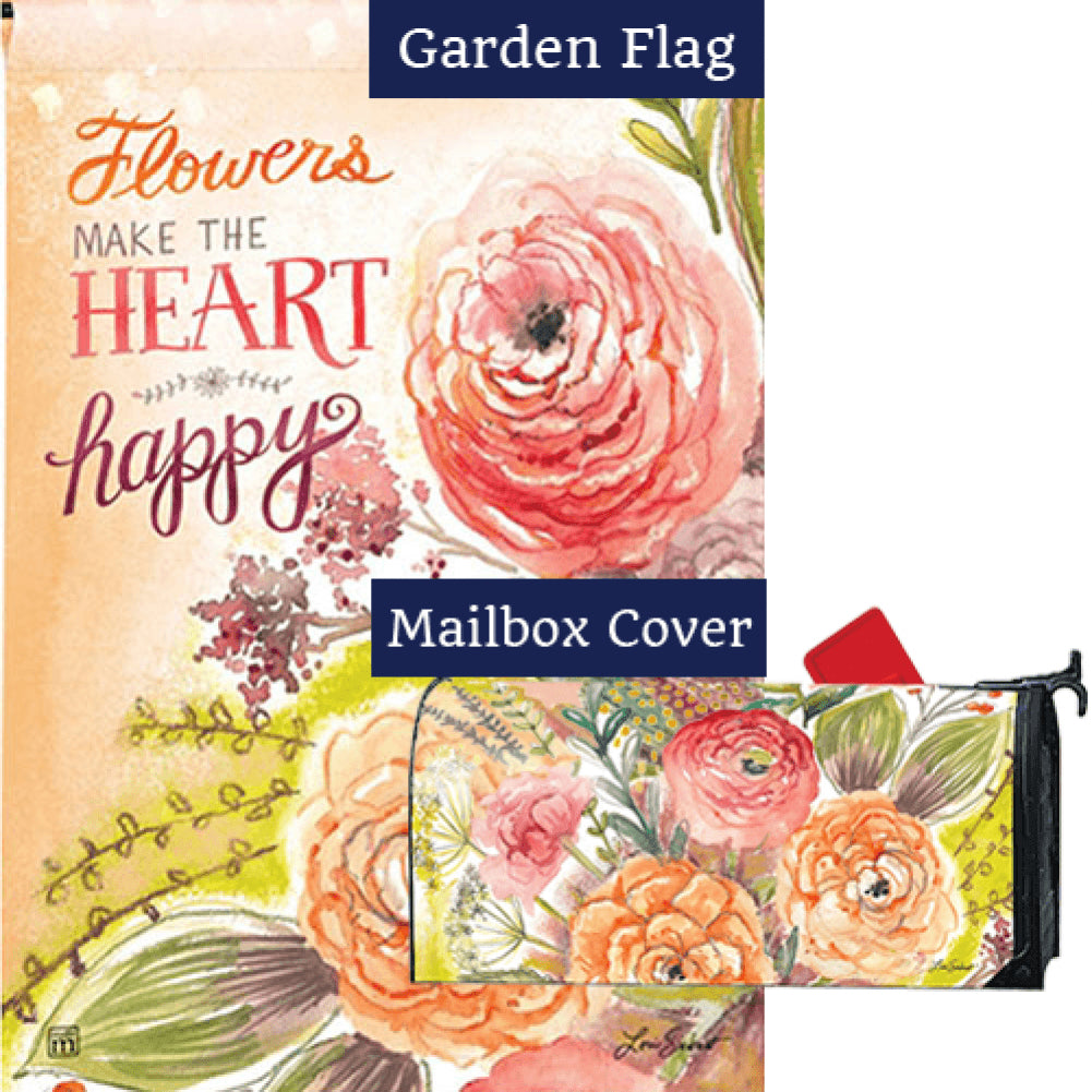 Fresh Flowers Flag Mailwrap Set (2 Pieces)