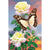 White Lady Swallowtail Illuminated Garden Flag