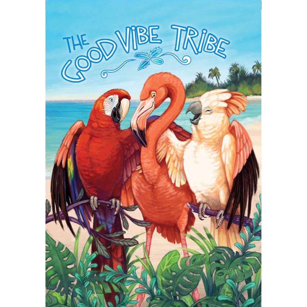 Good Vibe Tribe PremierSoft Double Sided House Flag