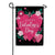 Valentines Flower Hearts Garden Flag