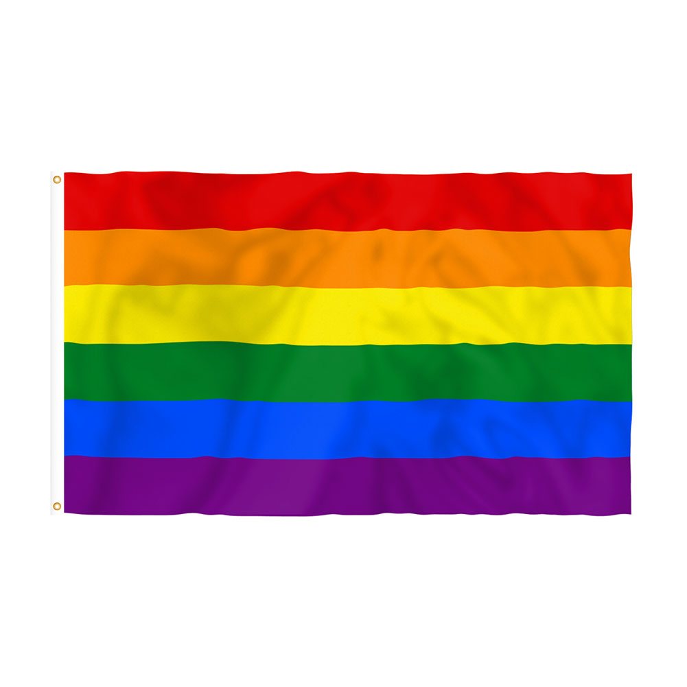 Pride Rainbow Grommeted Flag (3' x 5')