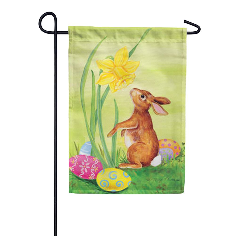 Bunny Daffodil Garden Flag