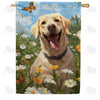 Golden Retrievers House Flags