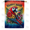 Exotic Birds House Flags
