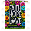 Hope/Faith/Peace/Joy House Flags