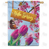 Apple Blossoms House Flags
