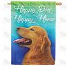 Golden Retrievers House Flags