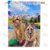 German Shepherds House Flags