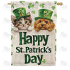 Brown Tabby House Flags