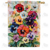 Pansies House Flags