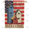 Birdhouses House Flags