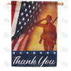 Support Our Troops House Flags