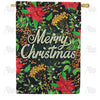 Poinsettias House Flags