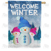 Winter House Flags