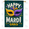 Mardi Gras House Flags