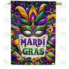 Mardi Gras House Flags