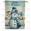 Winter House Flags
