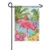 Tropical Flowers Garden Flags