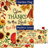 Thanksgiving Garden Flag & Mailbox Cover Sets