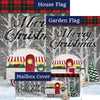 Christmas Mailbox Cover Flag Sets