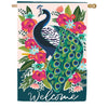 Evergreen Appliqued House Flags