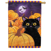 Black Cat House Flags