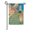 Evergreen Appliqued Garden Flags