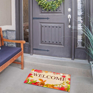 Pretty Fall Leaves Doormat