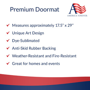 Winter Lamp Warmth Doormat