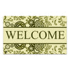 Green Fern Leaves Doormat