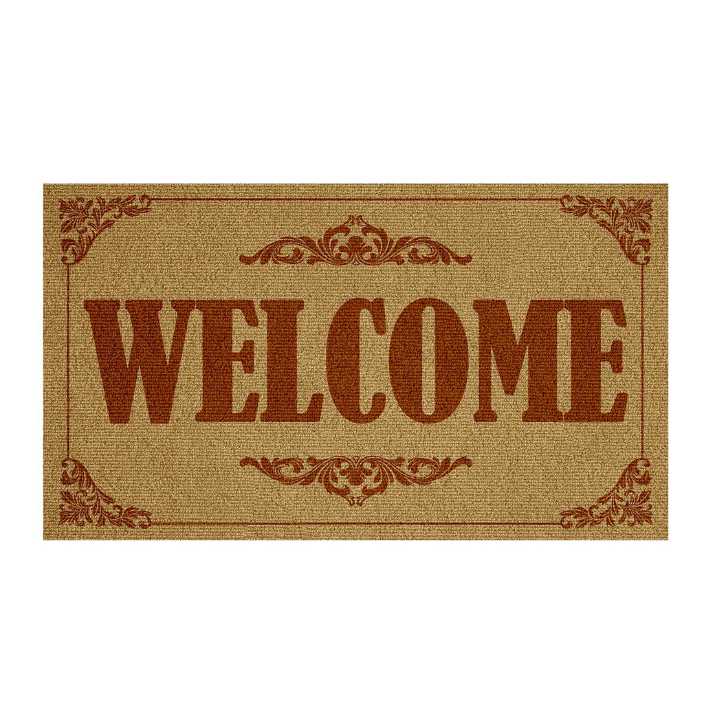 Ornate Welcome Doormat